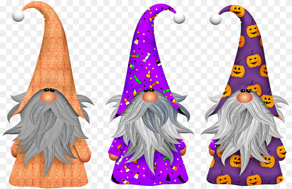 Gnomes Scandivian Elf Imp Beard Halloween Gnome Clipart Free, Hat, Clothing, Person, Adult Png