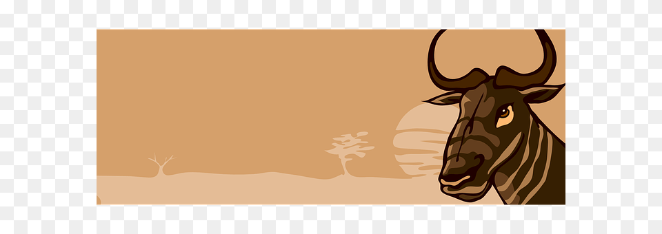 Gnu Animal, Mammal, Wildlife Png