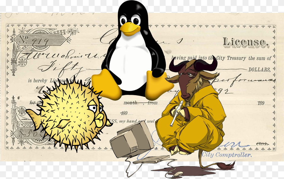 Gnu Linux, Book, Comics, Publication, Animal Png