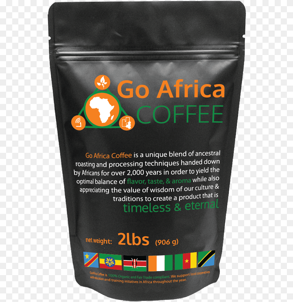 Go Africa Coffee Go Africa Coffee 12 Oz Bag, Bottle, Cosmetics, Sunscreen, Powder Free Png