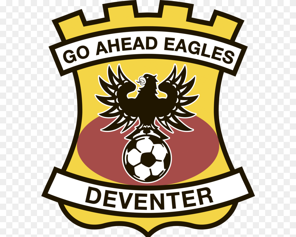 Go Ahead Eagles Logo, Badge, Symbol, Emblem, Food Free Png