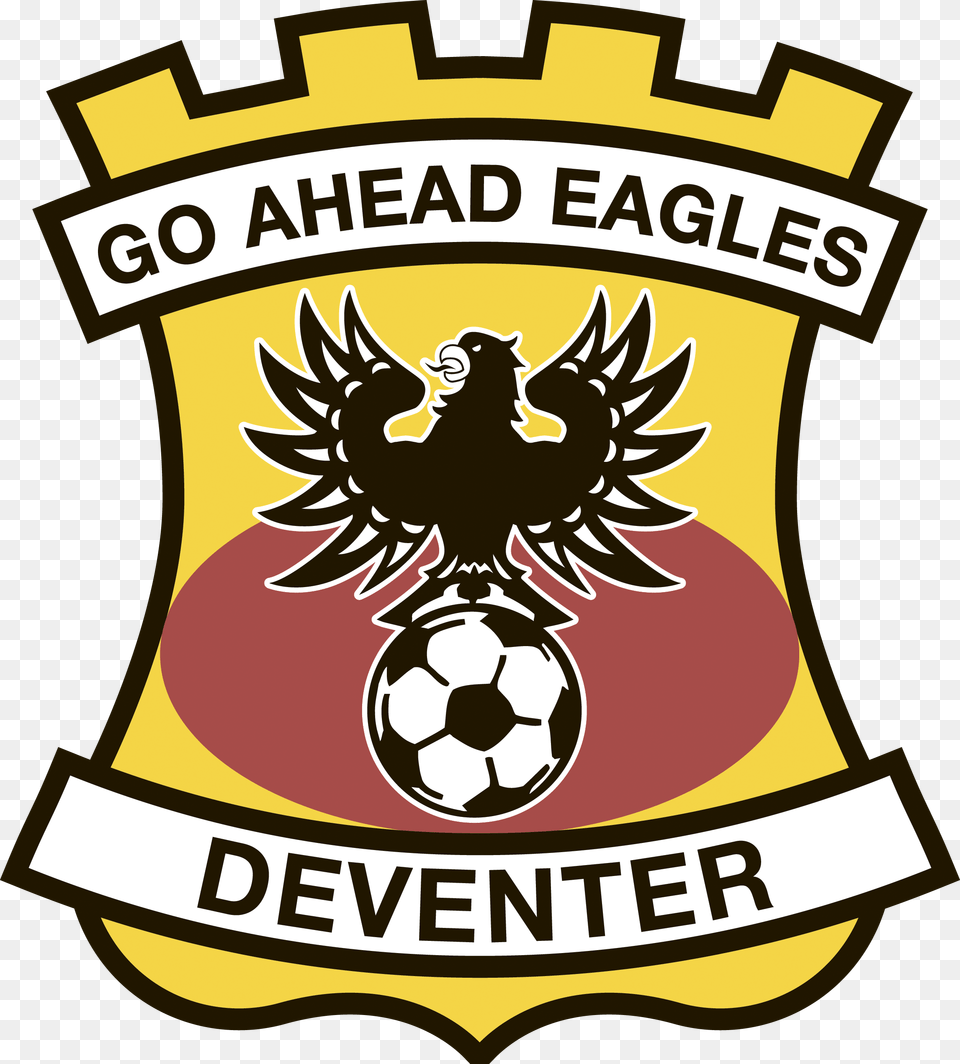 Go Ahead Eagles Logo 2002 2015 Go Ahead Eagles Logo, Badge, Symbol, Emblem, Dynamite Png