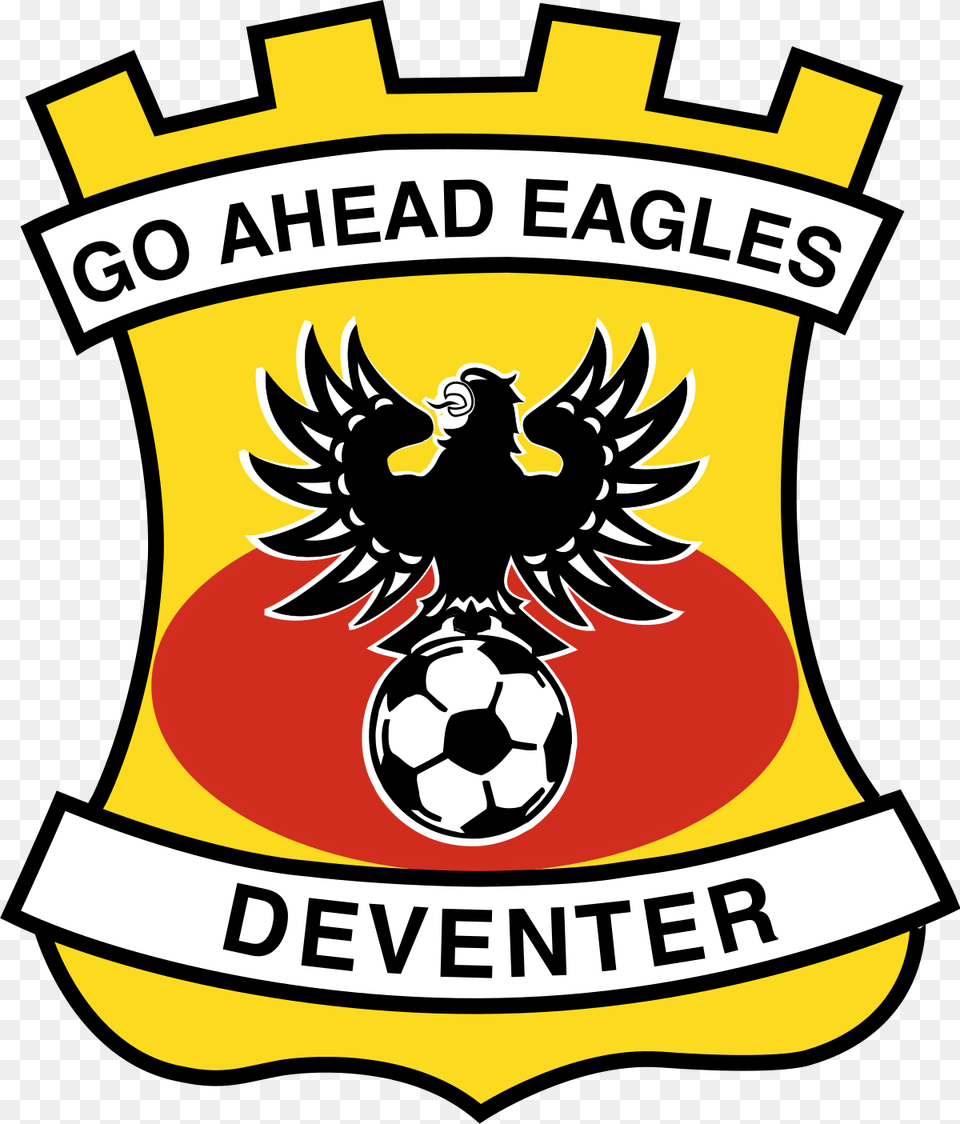 Go Ahead Eagles Logo, Badge, Symbol, Emblem, Food Png