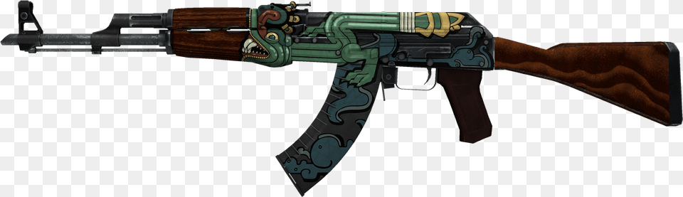 Go Ak 47 Fire Serpent Ak 47 Neon Revolution, Firearm, Gun, Rifle, Weapon Png