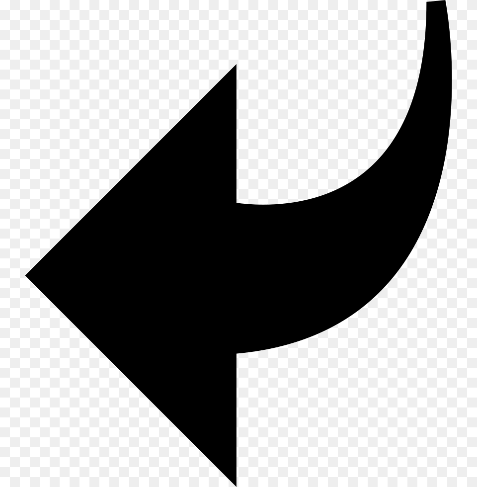 Go Back Curved Arrow Comments Curve Arrow Icon Transparent, Symbol Png Image