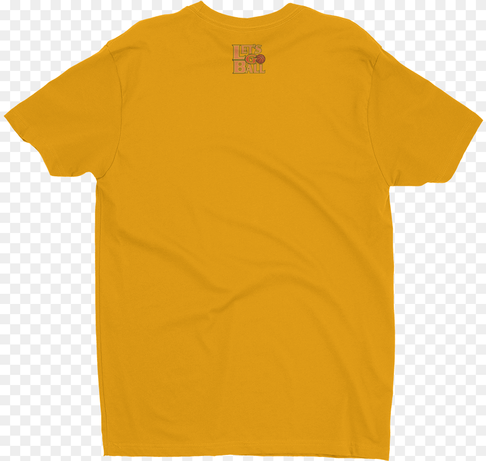 Go Ball Premiere Short Sleeve T Shirt Gold U2014 Letu0027s Go Ball Microsoft Emoticon Shirt 1999, Clothing, T-shirt Png Image