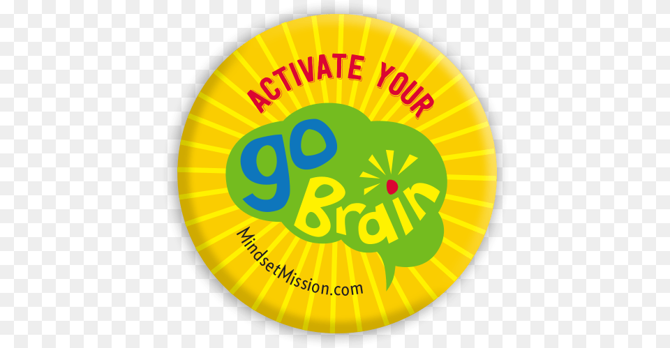 Go Brain Buttons Circle, Badge, Logo, Symbol, Disk Free Transparent Png