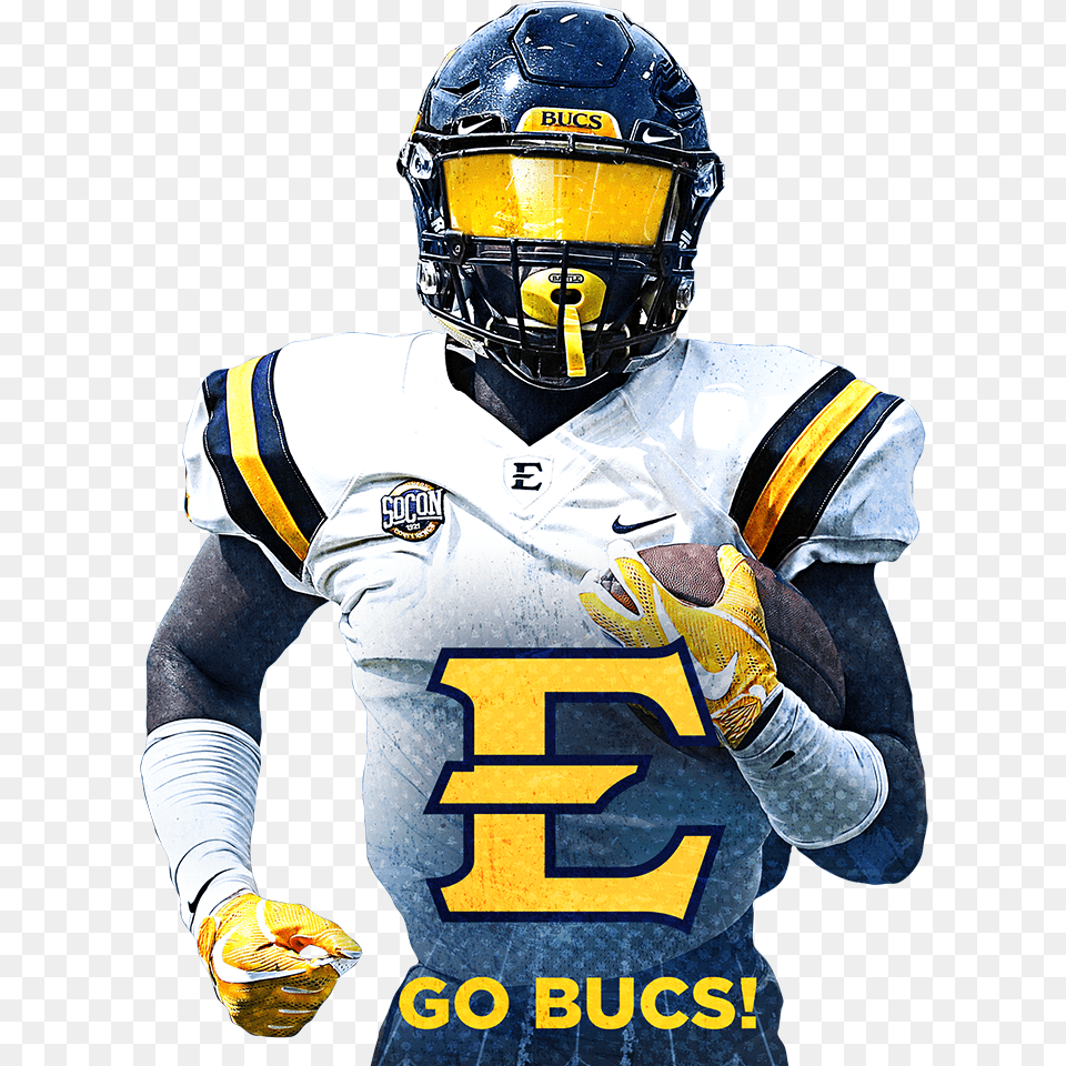 Go Bucs Cutout Sprint Football, Sport, Playing American Football, Person, Helmet Free Png Download