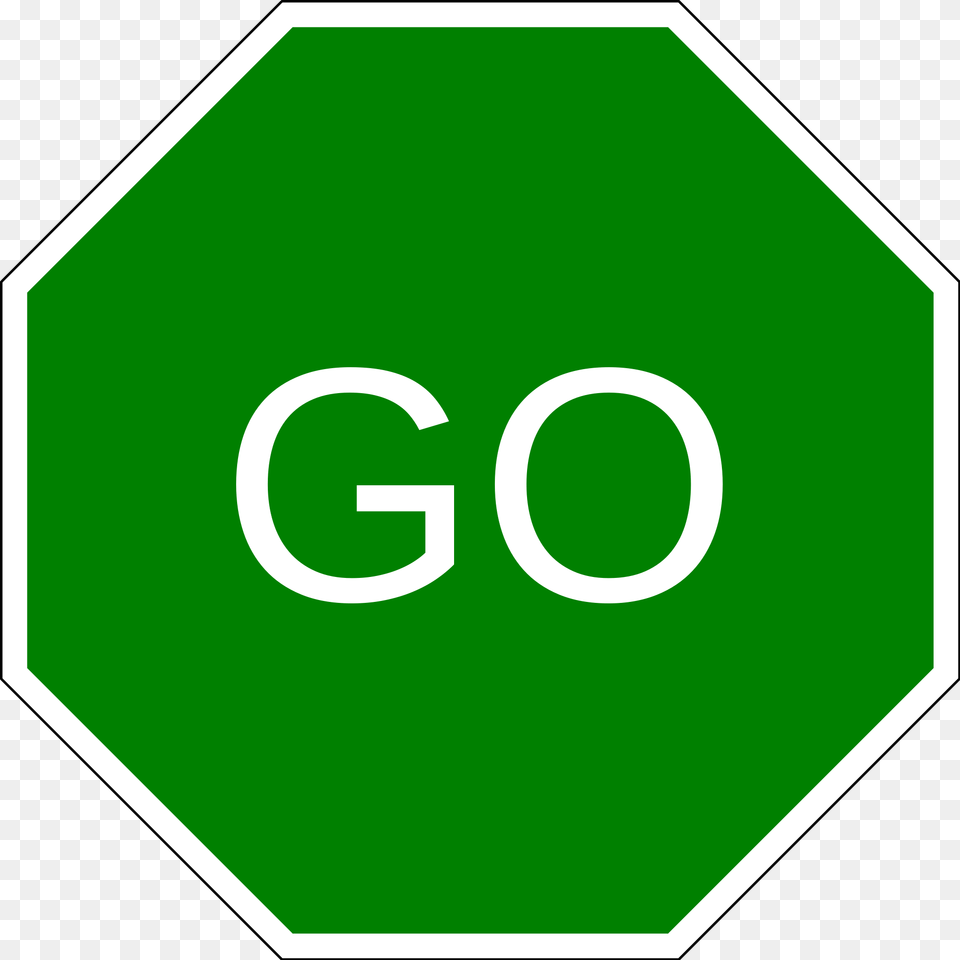 Go Clip Art, Road Sign, Sign, Symbol, Stopsign Png