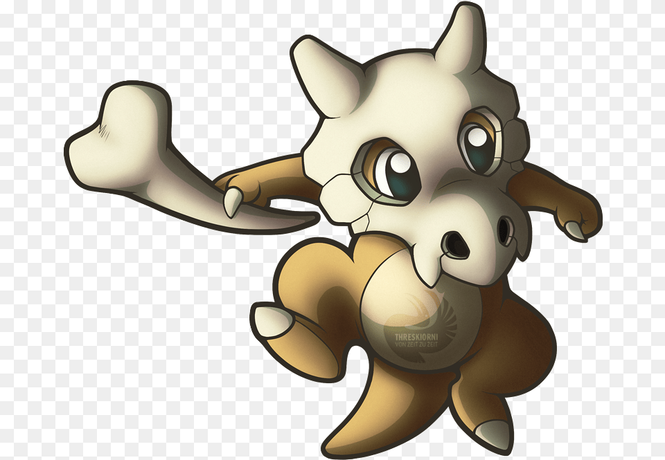 Go Cubone Cubone Fanart, Plush, Toy, Animal, Bear Png Image