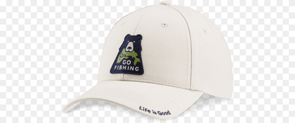 Go Fish Bear High Rise Chill Cap Baseball Cap, Baseball Cap, Clothing, Hat, Helmet Png Image