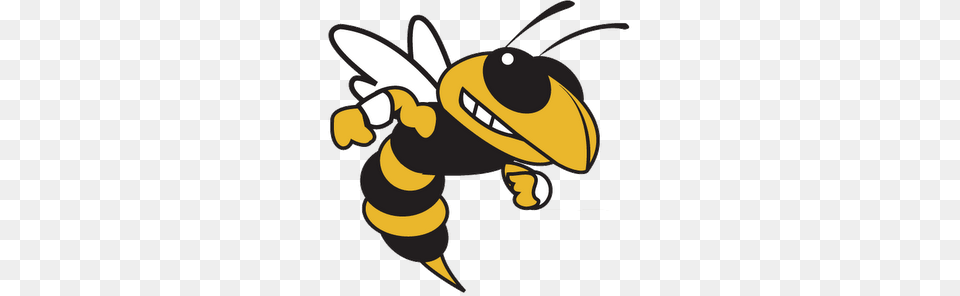 Go Georgia Tech Buzz Stencils Hornet Football, Animal, Bee, Honey Bee, Insect Png