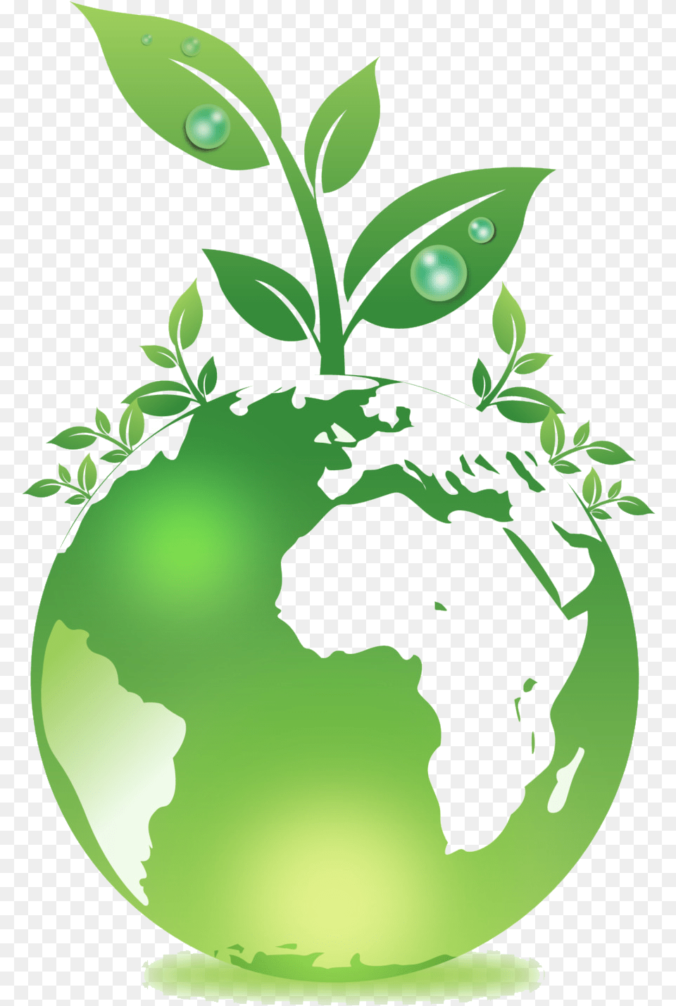 Go Green Earth, Plant, Astronomy, Outer Space, Person Png