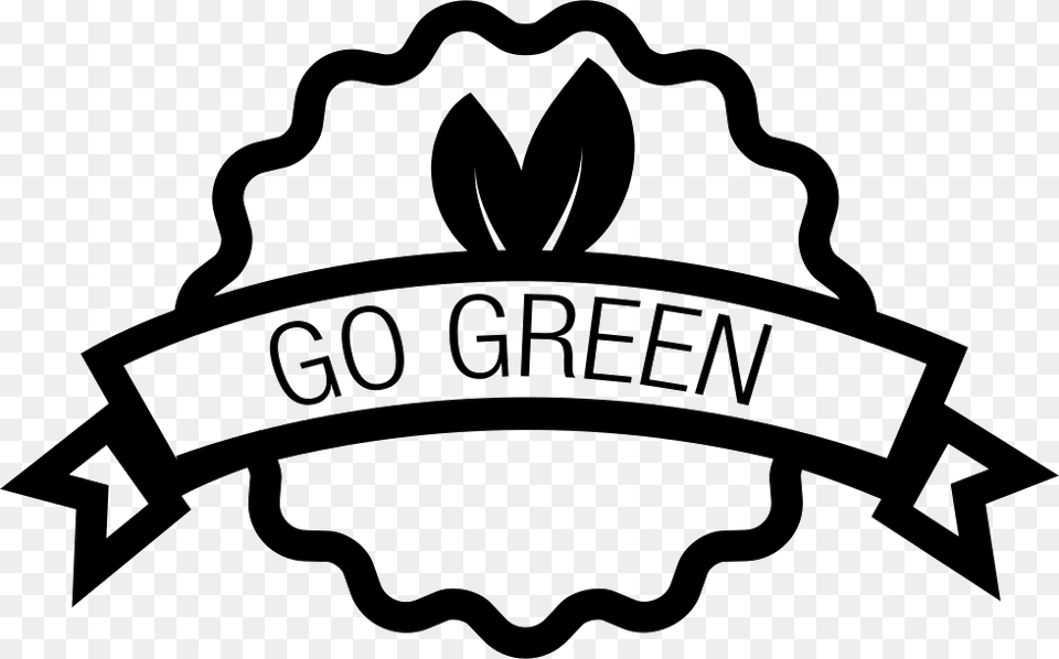 Go Green Initiative, Logo, Symbol, Emblem, Badge Free Png