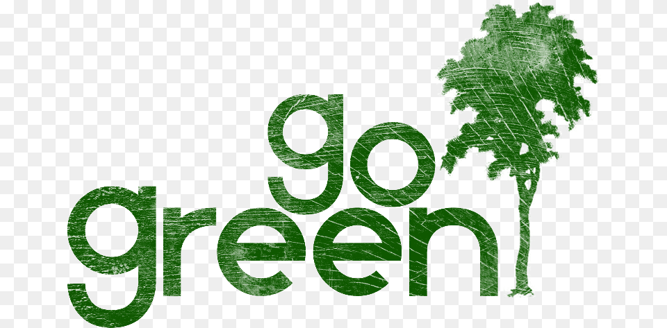 Go Green Logo Tree, Vegetation, Plant, Neighborhood, Grass Png
