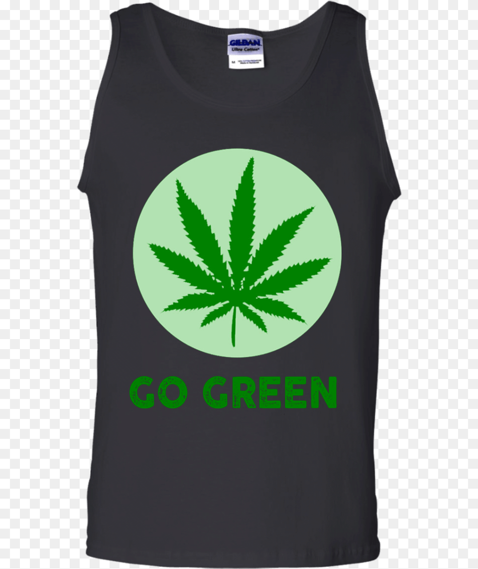Go Green Shirt Hoodie Tank T Shirt, Weed, Plant, Leaf, Adult Free Png Download