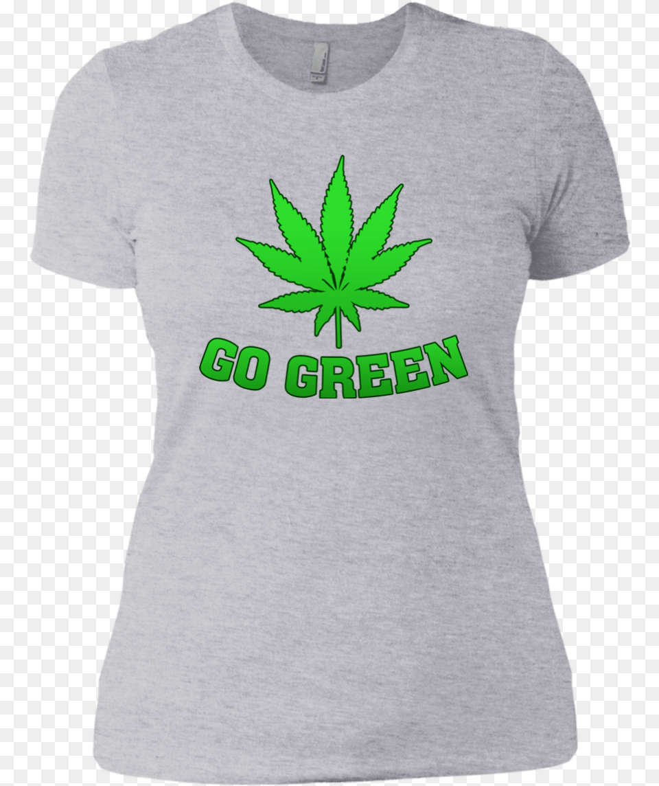 Go Green Weed T Shirt Vape Nation Marijuana Leaf, Clothing, Plant, T-shirt, Adult Free Png