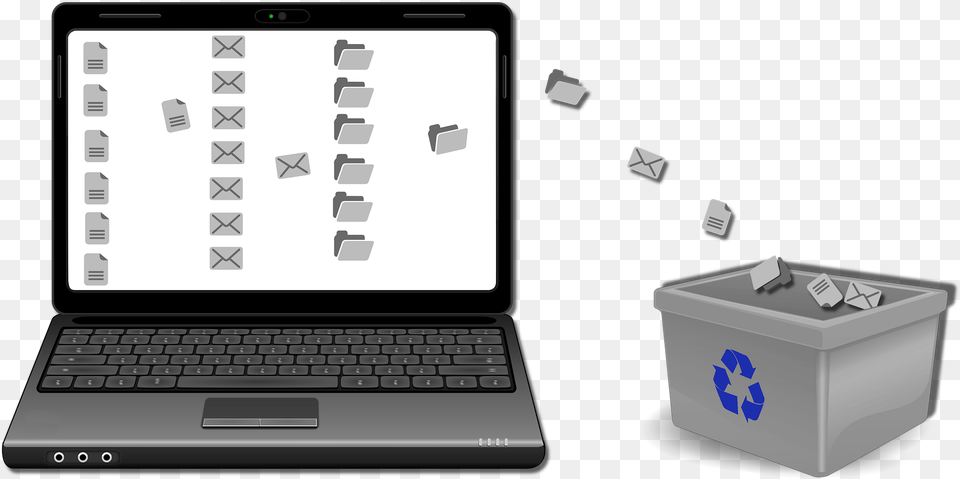 Go Green With Pardots Recycle Bin Clean Up Computer, Electronics, Laptop, Pc, Screen Png Image