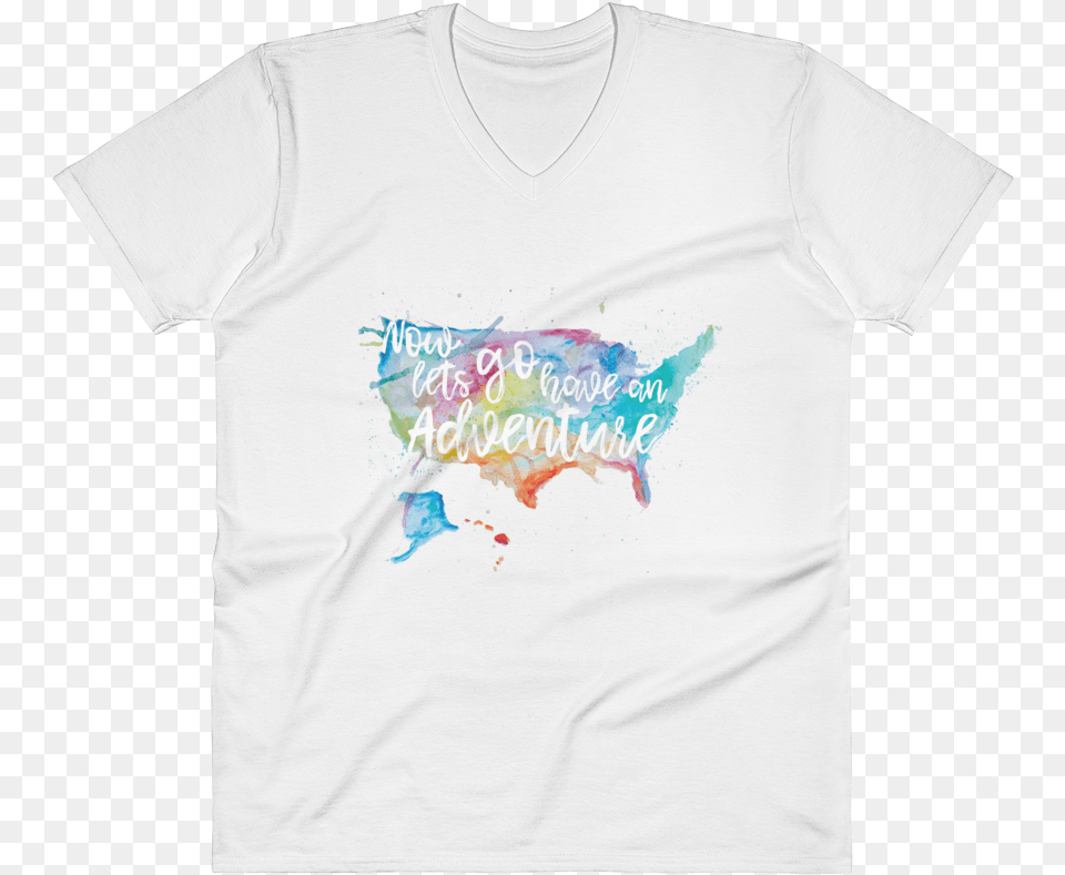 Go Have An Adventure America Watercolor Unisex Swordfish, Clothing, T-shirt Png