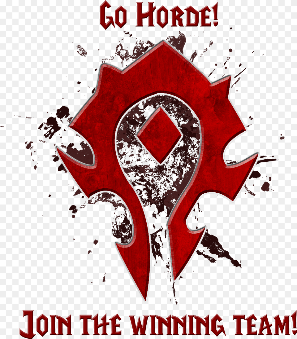 Go Horde Download World Of Warcraft, Logo, Person Png Image