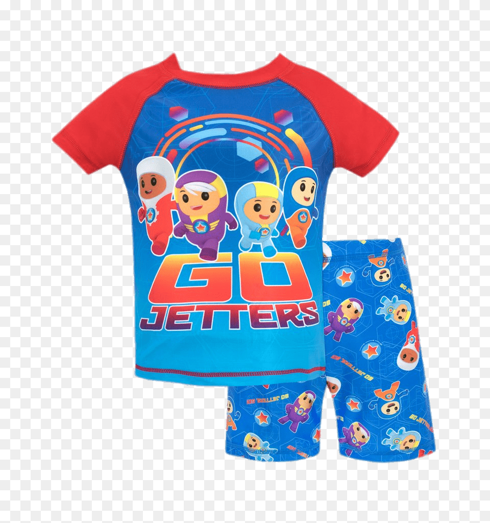 Go Jetters Swim Set, Clothing, Shirt, Baby, Person Png Image