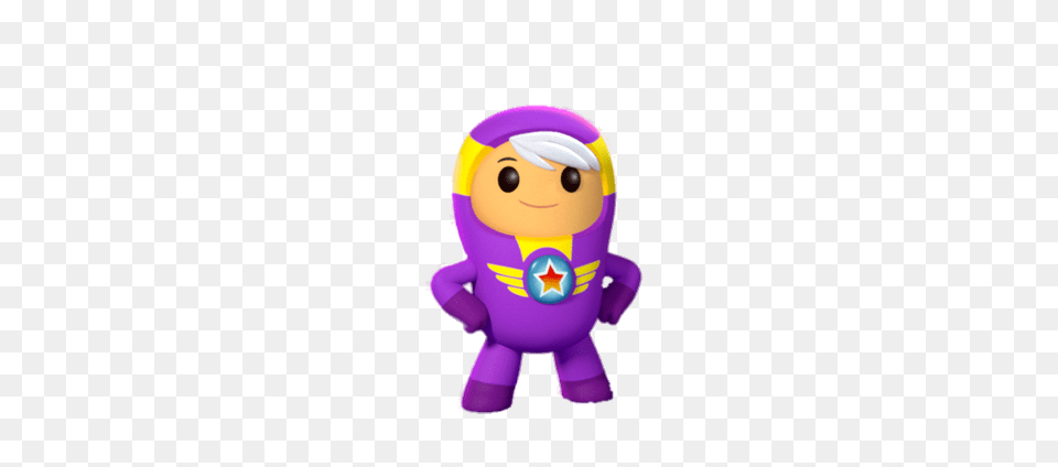 Go Jetters Xuli Ace Pilot Toy, Plush, Purple Free Transparent Png