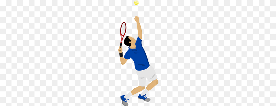 Go Out And Play Tennis Player Serving, Boy, Child, Male, Person Png