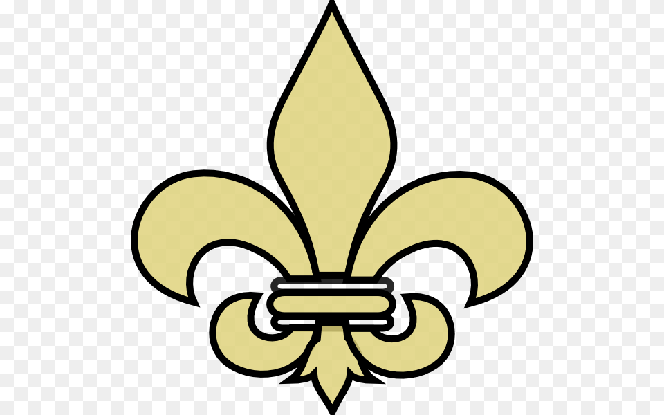 Go Saints Clip Art Fleur De, Emblem, Symbol, Bulldozer, Machine Png Image