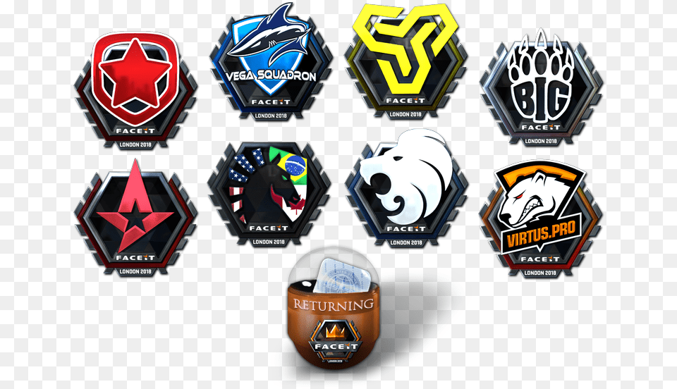 Go Stickers For Faceit Major Returning Teams Team Liquid Faceit Major Sticker, Logo, Symbol, Emblem, Scoreboard Free Transparent Png