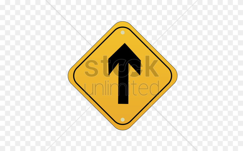 Go Straight Road Sign Vector, Symbol, Road Sign Free Transparent Png