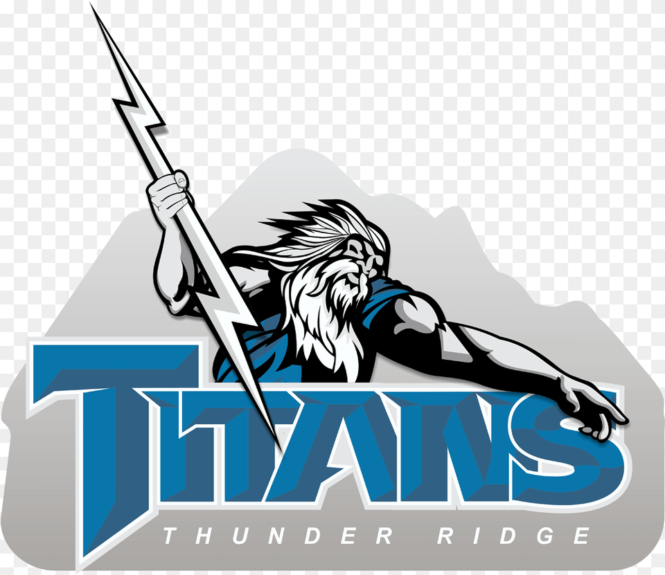 Go Titans Thunder Ridge High School Idaho Falls, Book, Comics, Publication, Person Free Transparent Png