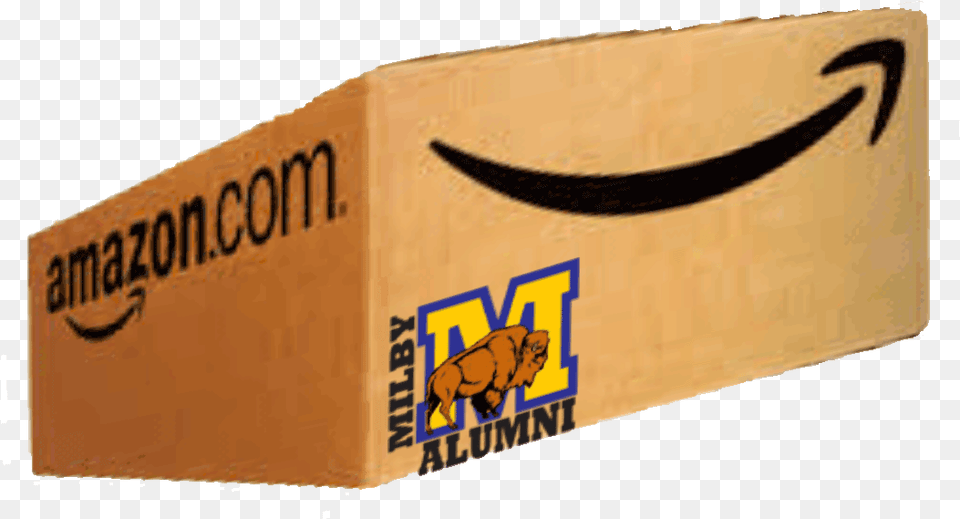 Go To Amazon Smile, Box, Cardboard, Carton, Person Png