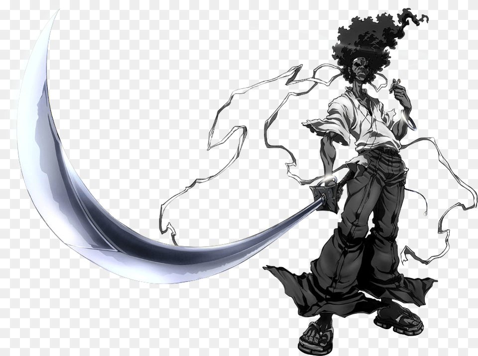 Go To Image Afro Samurai, Person, Book, Publication Free Png
