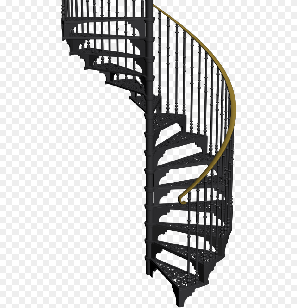 Go To Image Black Spiral Staircase, Architecture, Building, House, Housing Free Transparent Png