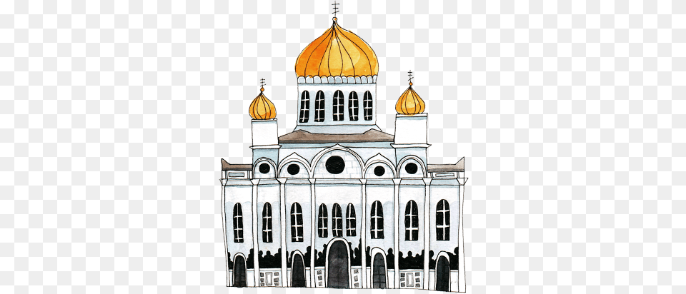 Go To Cathedral Of Christ The Saviour, Architecture, Building, Dome, Arch Png Image