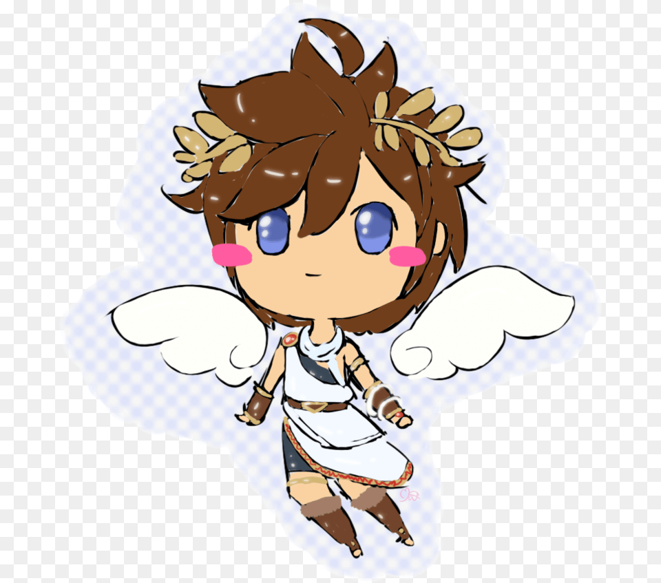 Go To Image Chibi Kid Icarus, Book, Comics, Publication, Baby Free Png