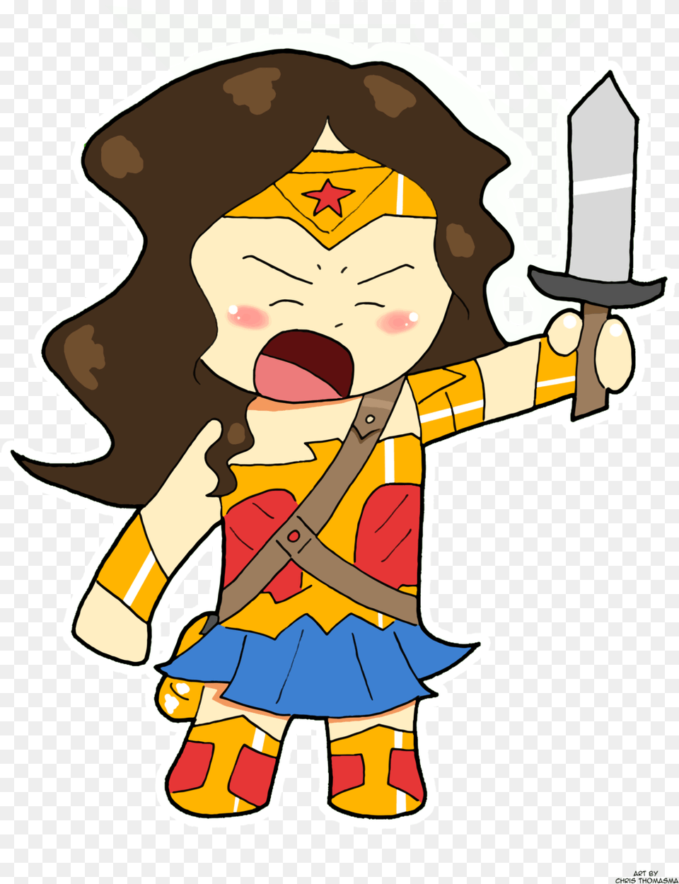 Go To Image Chibi Wonder Woman, Baby, Person, Face, Head Free Png Download