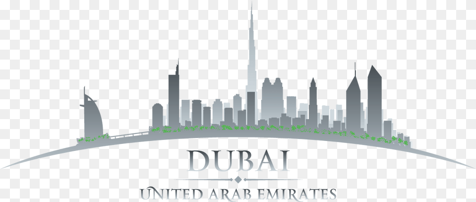 Go To Image Dubai Skyline Vector, Architecture, Building, City, Tower Free Transparent Png