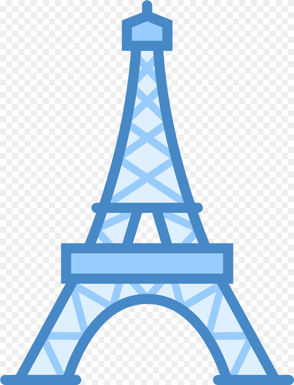 Go To Image Eiffel Tower Clipart, City, Architecture, Building, Cross Free Png