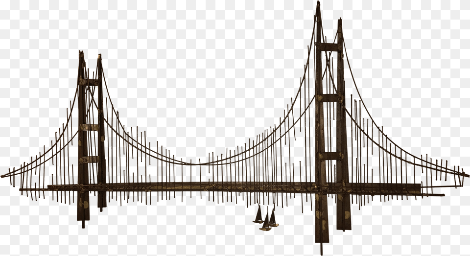 Go To Image Golden Gate Bridge, Suspension Bridge, Rope Bridge Free Png Download