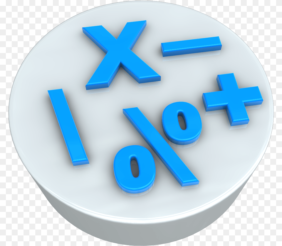 Go To Image Maths Symbols In, Symbol, Number, Text, Birthday Cake Free Transparent Png