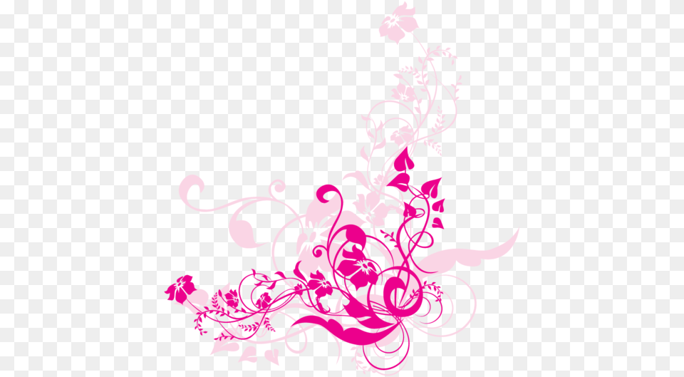 Go To Vector Pink Floral, Art, Floral Design, Graphics, Pattern Png Image
