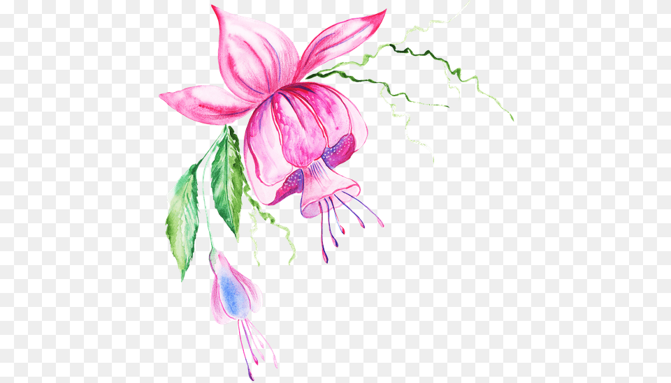 Go To Watercolor Painting, Embroidery, Pattern, Flower, Plant Png Image