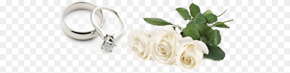 Go To Image Wedding Ring Flower, Accessories, Plant, Rose, Jewelry Free Png Download