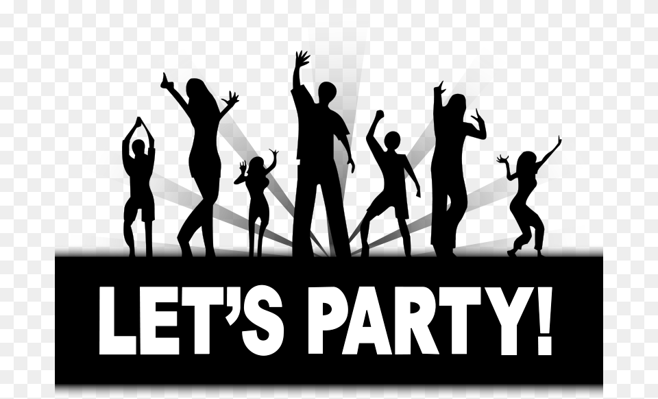 Go To Party, Silhouette, Person, People, Lighting Free Png