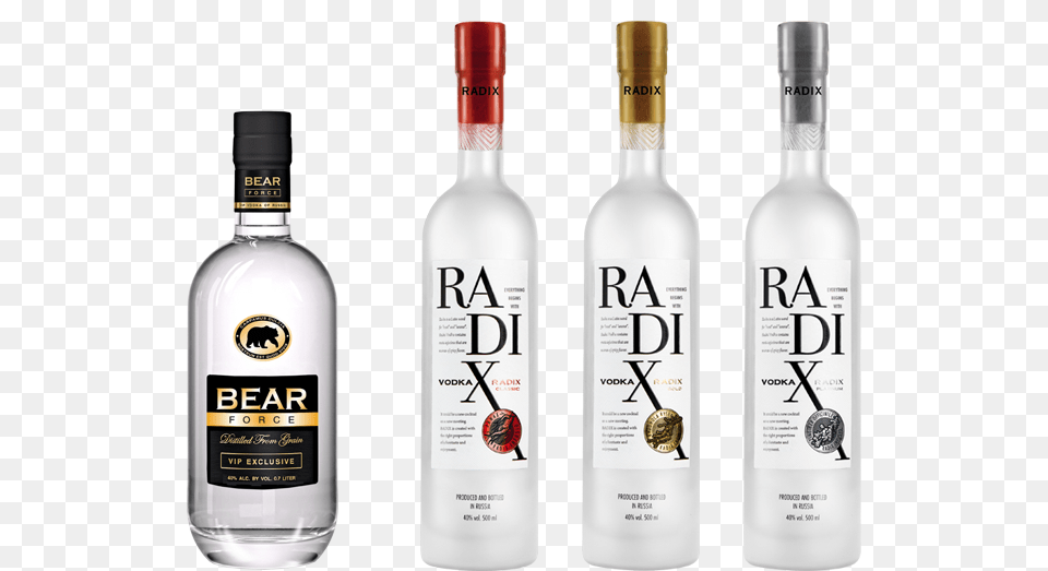 Go To Selection Bear Force Vodka, Alcohol, Beverage, Liquor, Gin Free Png Download