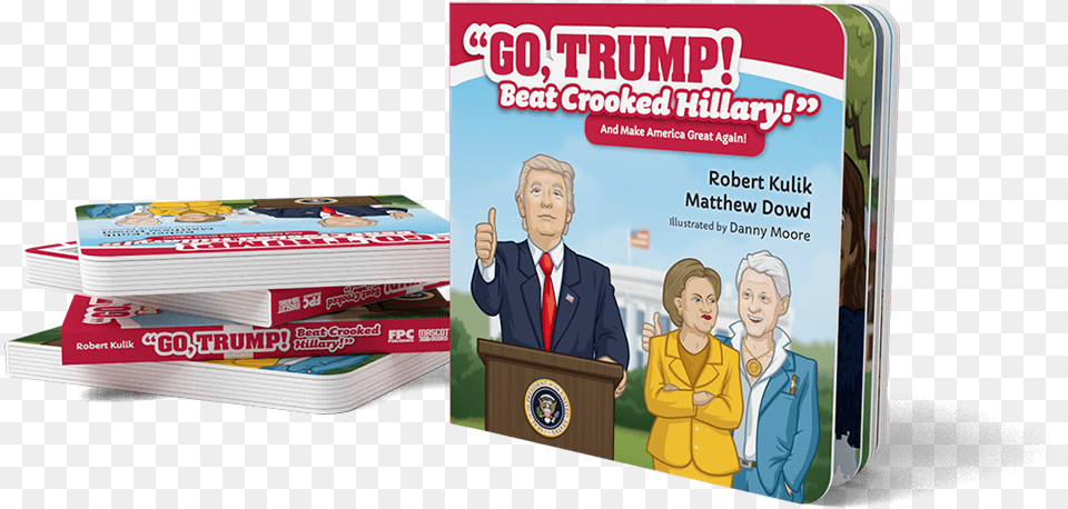 Go Trump Cover Kids Books About Trump, Adult, Male, Man, Person Png Image