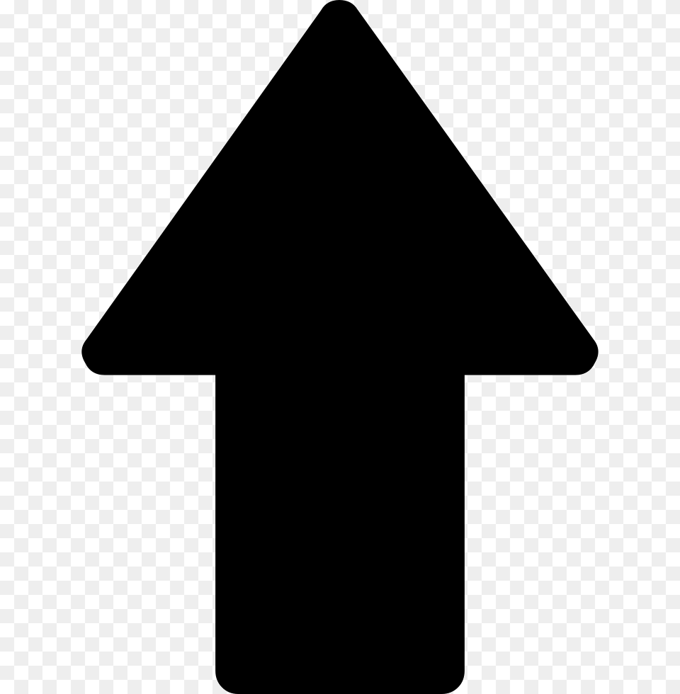 Go Up Arrow Bold Up Arrow Symbol, Triangle Png Image