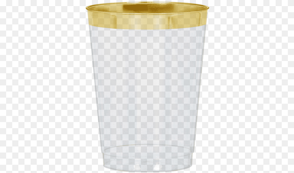 Go Wild Safari Party Gold Trim Cups 10oz 20ct Gold Rim Plastic Cups, Glass Free Png Download