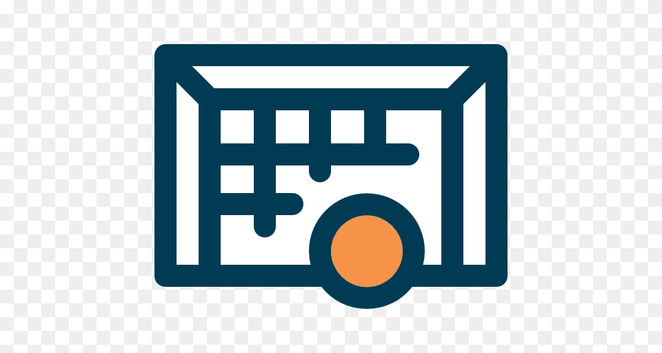 Goal Flat Icon, Moving Van, Transportation, Van, Vehicle Free Png Download